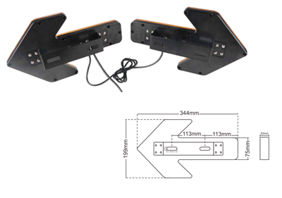 Wireless Truck LED Arrow Warning Light