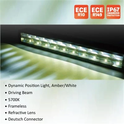 High 270W 10-30V DC Illumination Intensity 7560-22680lm RGB DRL Customize LED Strip Offroad Work Light factory